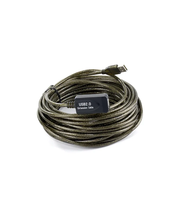 EExtensión USB de 12M con Booster Amplificador Glink GL010-12M, Extensión USB 2.0 Glink 12 Metros con Booster modelo GL-010-12M en HD Multimedia PERU SAC