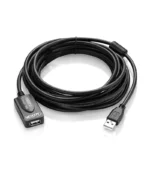 Cable Extensión USB 2.0 de 12 Metros con Booster Amplificador Netcom PE-UA0312 Extensión USB de 12M Amplificado