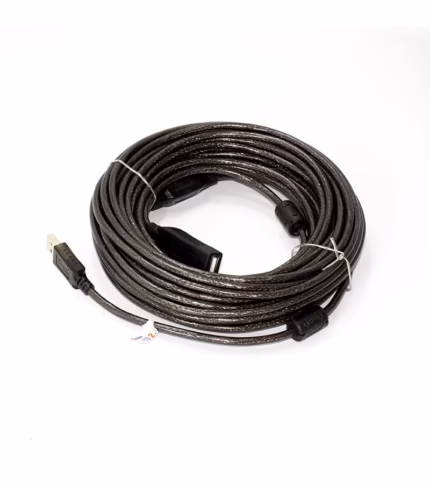 Cable Extensión USB 2.0 de 15 Metros con Booster Amplificador Dtech GP-DT5038 Cable De Extensión USB 2 15M Macho-Hembra 480Mbps 28/24 AWG USB 2.0/1.1 , Cable De Extensión Para Cámara Ratón Teclado