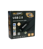 Cable Extensión USB 2.0 de 15 Metros con Booster Amplificador Netcom PE-UA0315 Extensión USB de 15M Amplificado