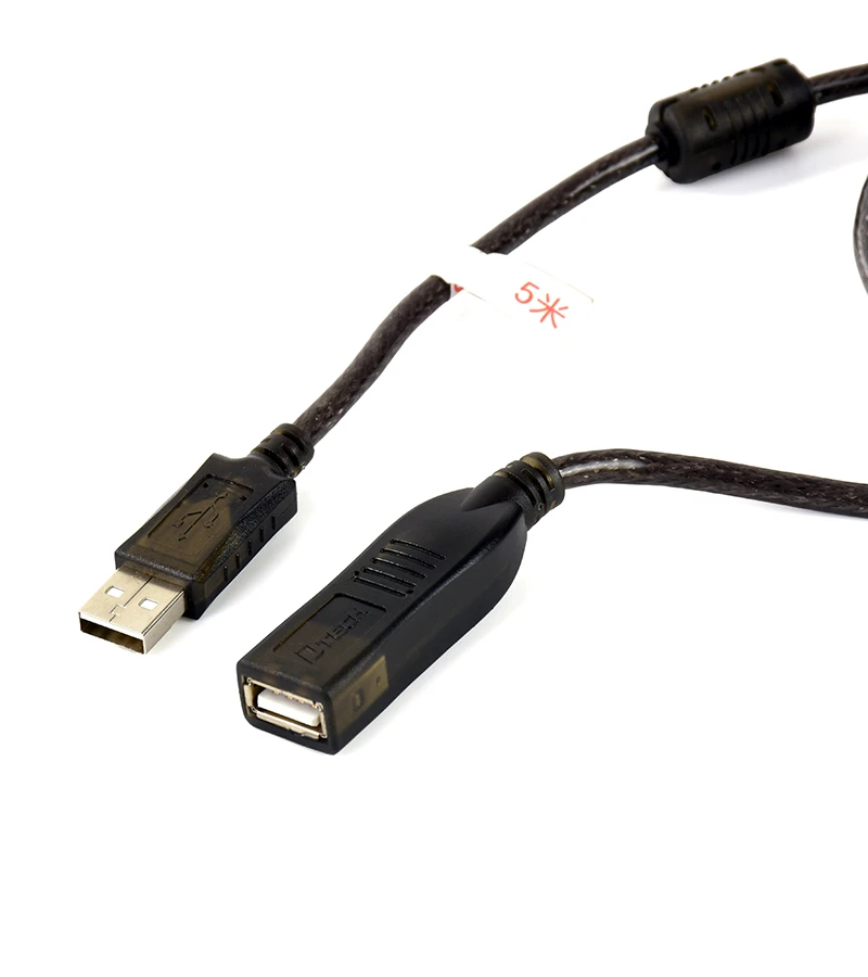 Cable Extensión USB 2.0 de 5 Metros Amplificado - Dtech GP-DT5041