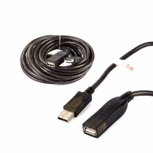 Extensión USB de 5M con Booster Amplificador Dtech DT-5041 Cable Extensión USB 2.0 de 5 Metros Amplificado - Dtech GP-DT5041