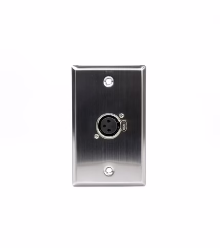 FacePlate Canon XLR Hembra   Placa de Pared Finder TM  Placa de Pared con Conector de Audio Canon XLR Macho de  Pines   Finder TM 