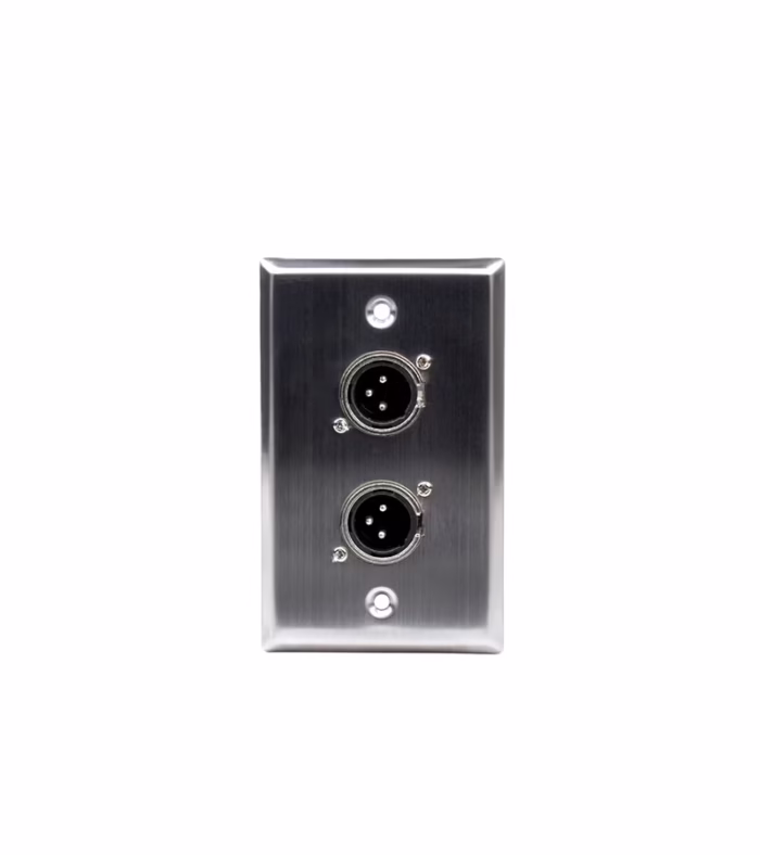 FacePlate Canon XLR Macho x  Puertos Finder TM  Placa de Pared de   Puertos de Audio Canon XLR Macho   Finder TM