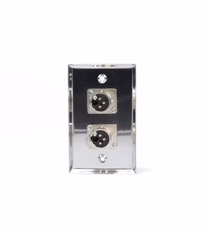 FacePlate Canon XLR Macho x  Puertos Finder TM  Placa de Pared de   Puertos de Audio Canon XLR Macho   Finder TM