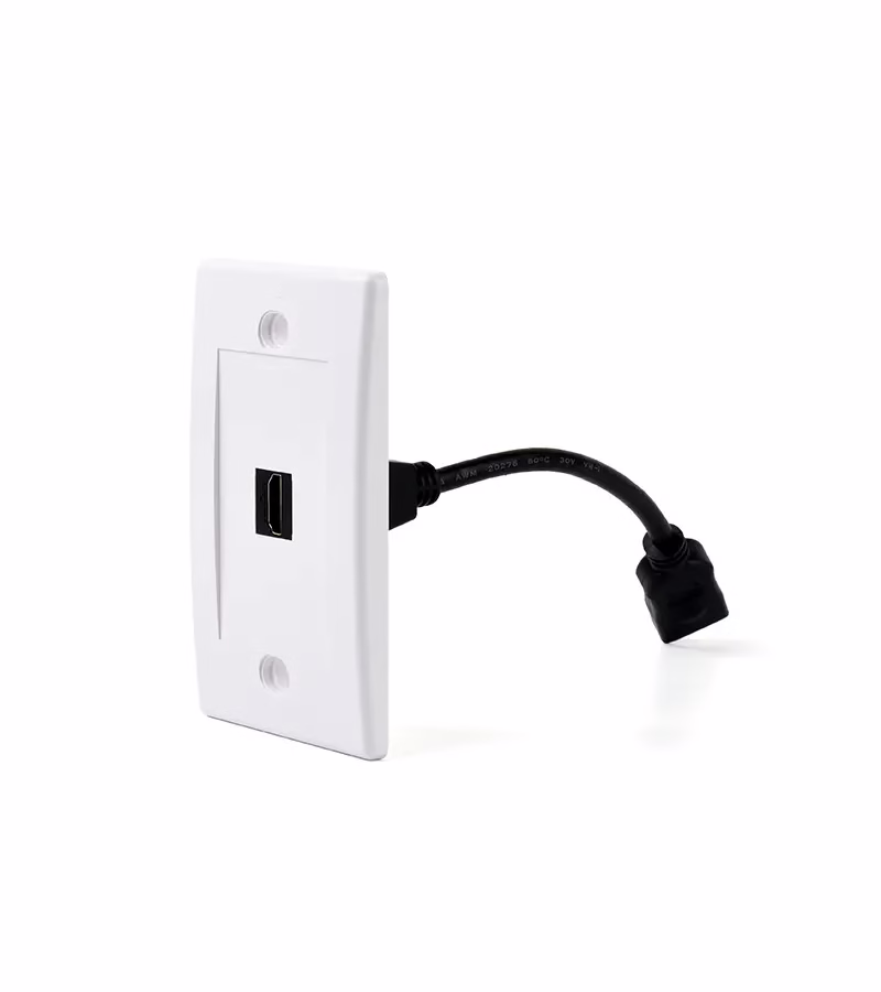 FacePlate HDMI Con Cable de cm | Wallplated HDMI con Cable | Placa de Pared HDMI de cm | Lancom WP HDC