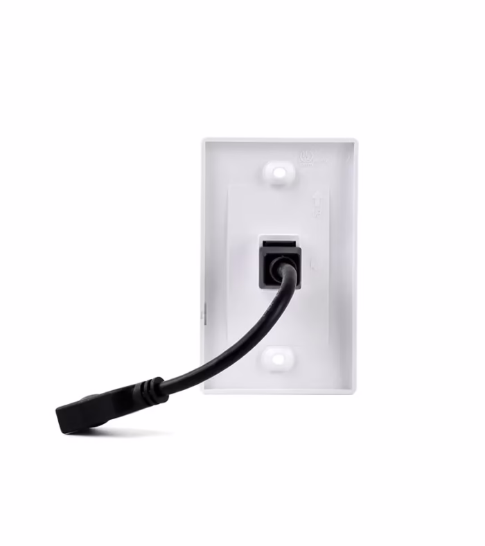 FacePlate HDMI Con Cable de cm | Wallplated HDMI con Cable | Placa de Pared HDMI de cm | Lancom WP HDC
