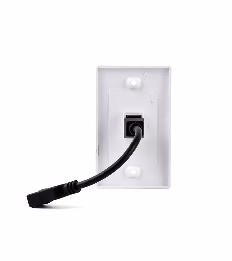 FacePlate HDMI Con Cable de cm | Wallplated HDMI con Cable | Placa de Pared HDMI de cm | Lancom WP HDC