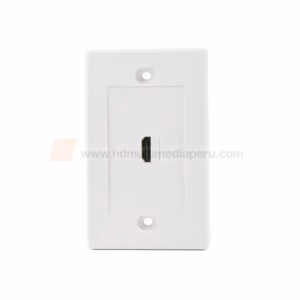 FacePlate HDMI - Wallplated - Placa de Pared con Conector HDMI  Hembra Lancom WP-HD01