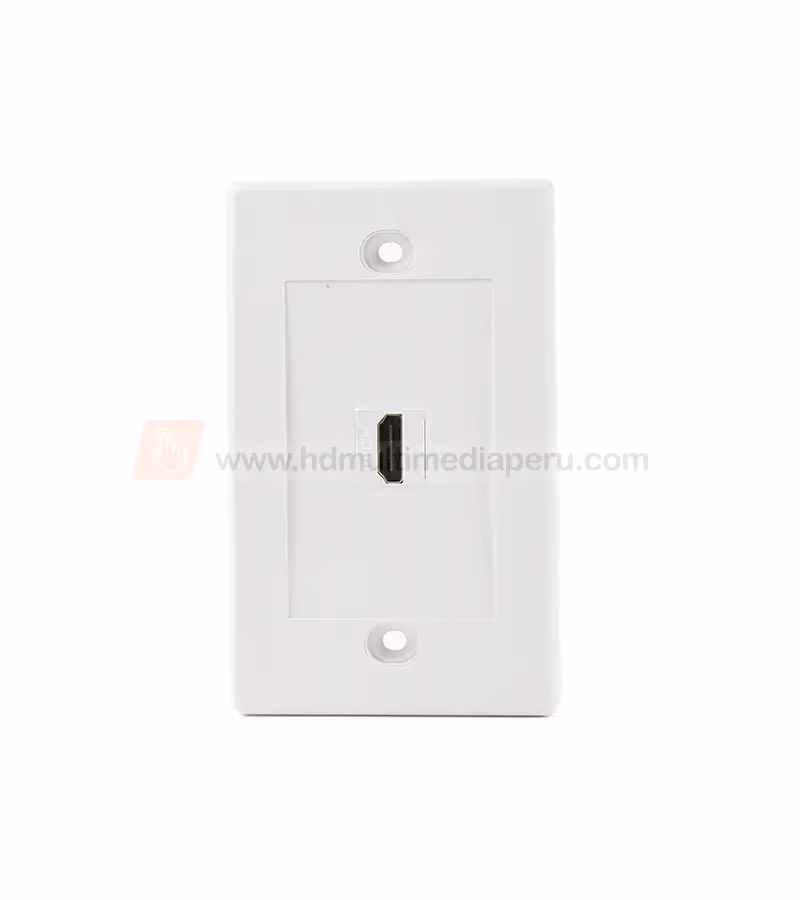FacePlate HDMI   Wallplated   Placa de Pared con Conector HDMI  Hembra Lancom WP HD