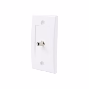 FacePlate Mini Plug Stereo Audio Jack de 3.5mm Hembra Finder WP-0303 Placa de Pared con conector Jack de Audio de 3.5mm estéreo Hembra/Hembra - Finder WP-0303