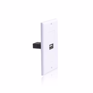 FacePlate USB 2.0 - Lancom ZZ-YKZ-UB2, Wallplate, Placa de Pared con Conector USB de Datos Placa de Pared con Puerto USB 2.0
