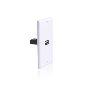 FacePlate USB 2.0 - Lancom ZZ-YKZ-UB2, Wallplate, Placa de Pared con Conector USB de Datos Placa de Pared con Puerto USB 2.0