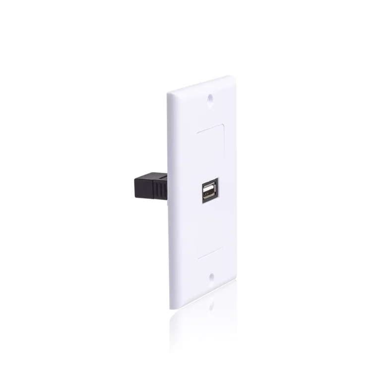 FacePlate USB 2.0 - Lancom ZZ-YKZ-UB2, Wallplate, Placa de Pared con Conector USB de Datos Placa de Pared con Puerto USB 2.0