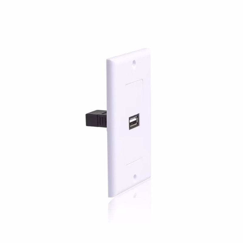 Faceplate USB  LANCOM Placa de Pared para Datos y Carga Modelo ZZ YKZ UB