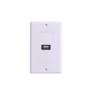 FacePlate USB 2.0 - Lancom ZZ-YKZ-UB2, Wallplate, Placa de Pared con Conector USB de Datos Placa de Pared con Puerto USB 2.0