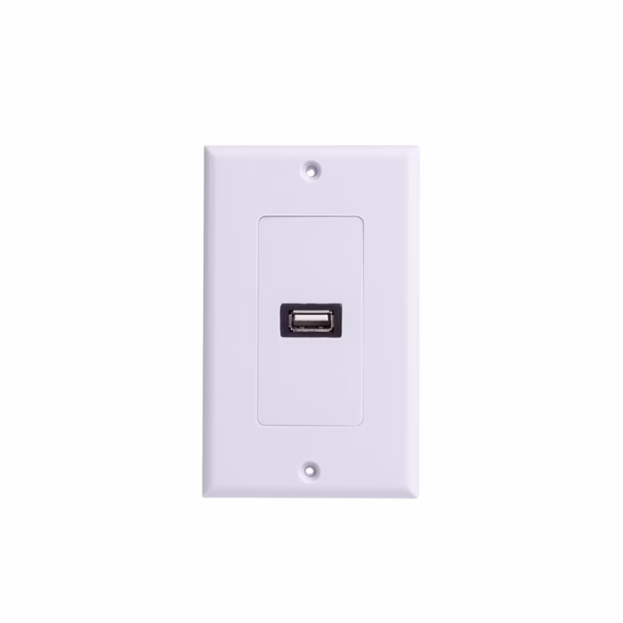 FacePlate USB    Lancom ZZ YKZ UB Wallplate Placa de Pared con Conector USB de Datos Placa de Pared con Puerto USB