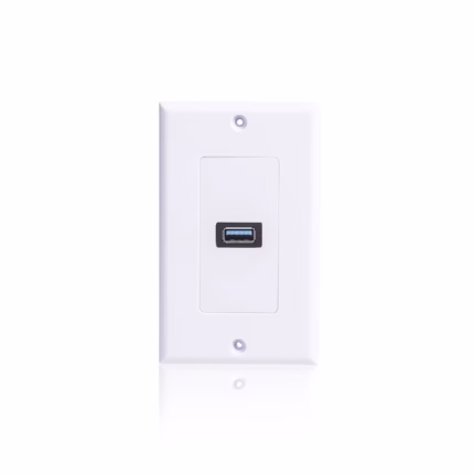 FacePlate USB 3 Lancom ZZ-YKZ-UB3 Wallplate de Datos o Placa de Pared con Puerto USB 3.0