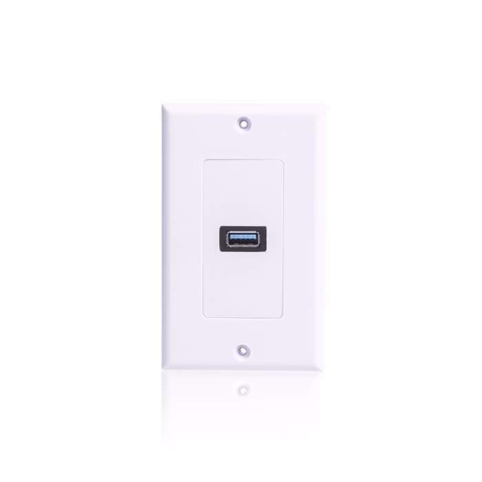 FacePlate USB 3 Lancom ZZ YKZ UB3_____ HD Multimedia PERU SAC FacePlate USB Lancom ZZ YKZ UB Wallplate de Datos o Placa de Pared con Puerto USB