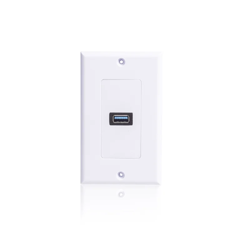 FacePlate USB 3 Lancom ZZ-YKZ-UB3 Wallplate de Datos o Placa de Pared con Puerto USB 3.0