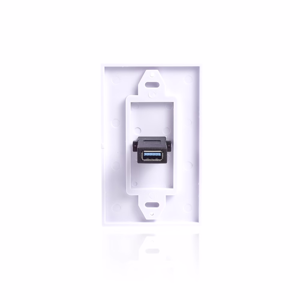 FacePlate USB  Lancom ZZ YKZ UB Wallplate de Datos o Placa de Pared con Puerto USB 