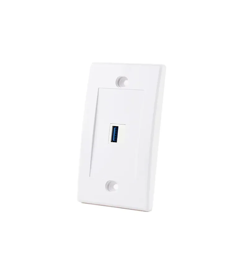 FacePlate USB 3 - Wallplate USB o Placa de Pared con Conector USB 3.0 marca Lancom WP-US01