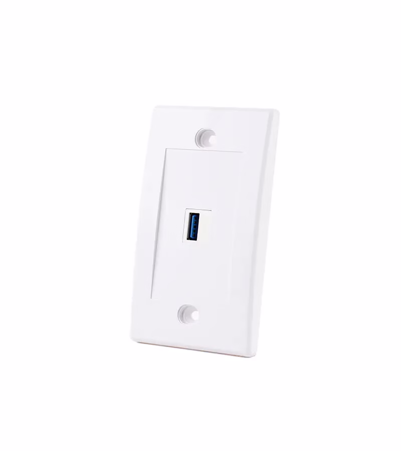 FacePlate USB    Wallplate USB o Placa de Pared con Conector USB  marca Lancom WP US