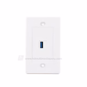 FacePlate USB 3 - Wallplate USB o Placa de Pared con Conector USB 3.0 marca Lancom WP-US01