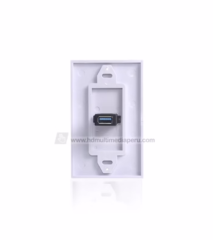 FacePlate USB  HFM ZZ YKZ UB   Placa de Pared USB  FacePlate USB  de  Puerto Hembra   High Full MAX ZZ YKZ UB