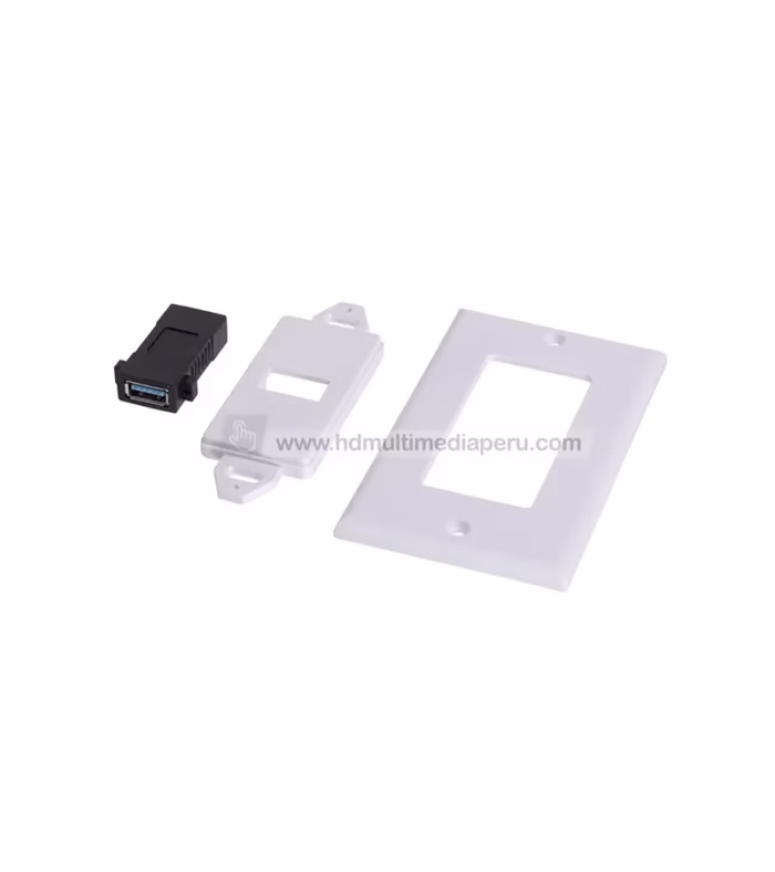 FacePlate USB  HFM ZZ YKZ UB   Placa de Pared USB  FacePlate USB  de  Puerto Hembra   High Full MAX ZZ YKZ UB