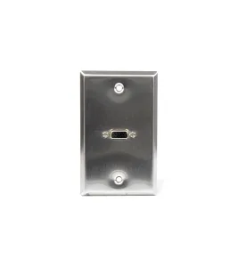 FacePlate VGA Metálico Finder TN-1015M Placa de Pared con Conector VGA Metálico Finder TN-1015M