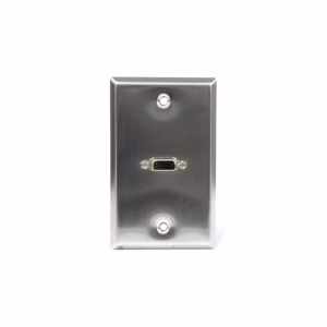 FacePlate VGA Metálico Finder TN-1015M Placa de Pared con Conector VGA Metálico Finder TN-1015M