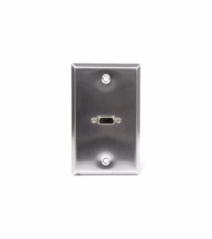 FacePlate VGA Metálico Finder TN-1015M Placa de Pared con Conector VGA Metálico Finder TN-1015M