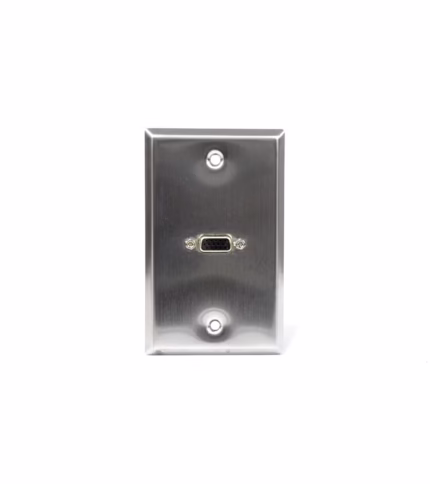 FacePlate VGA Metálico Finder TN-1015M Placa de Pared con Conector VGA Metálico Finder TN-1015M