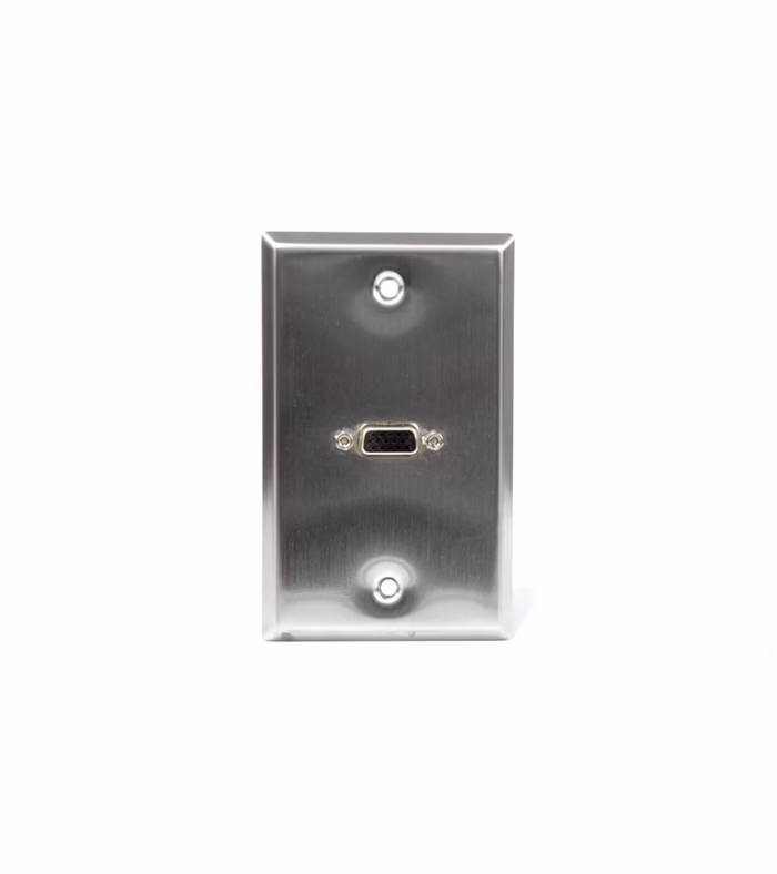 FacePlate VGA Metálico Finder TN 1015M HD Multimedia PERU SAC FacePlate VGA Metálico Finder TN M Placa de Pared con Conector VGA Metálico Finder TN M