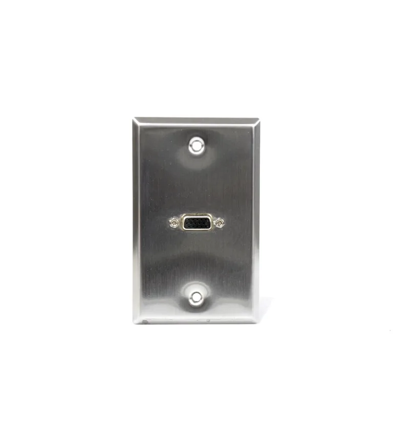 FacePlate VGA Metálico Finder TN-1015M Placa de Pared con Conector VGA Metálico Finder TN-1015M