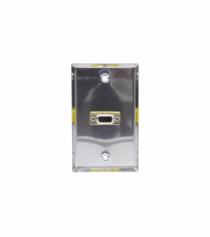 FacePlate VGA Metálico Finder TN-1015M Placa de Pared con Conector VGA Metálico Finder TN-1015M