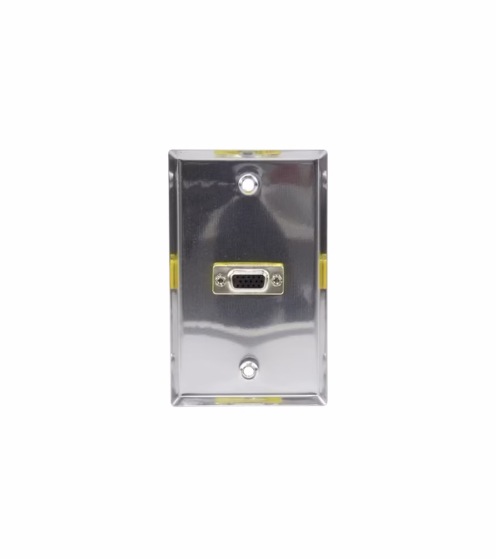FacePlate VGA Metálico Finder TN M Placa de Pared con Conector VGA Metálico Finder TN M