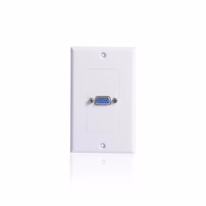 WallPlate VGA Hembra DB15 Pin, Placa de Pared con Conector VGA Hembra