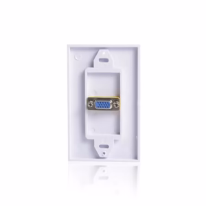 WallPlate VGA Hembra DB15 Pin, Placa de Pared con Conector VGA Hembra