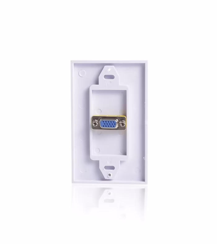 WallPlate VGA Hembra DB Pin Placa de Pared con Conector VGA Hembra