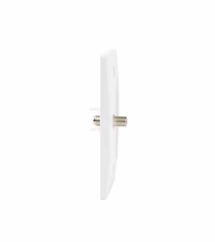 FacePlate con conector Coaxial RG6 Finder WP-0301 Placa de Pared con Empalme Coaxial RG6 - Finder WP-0301