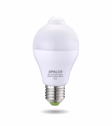Foco LED de 7W de Luz Blanca con Sensor de Movimiento Opalux ST-461A