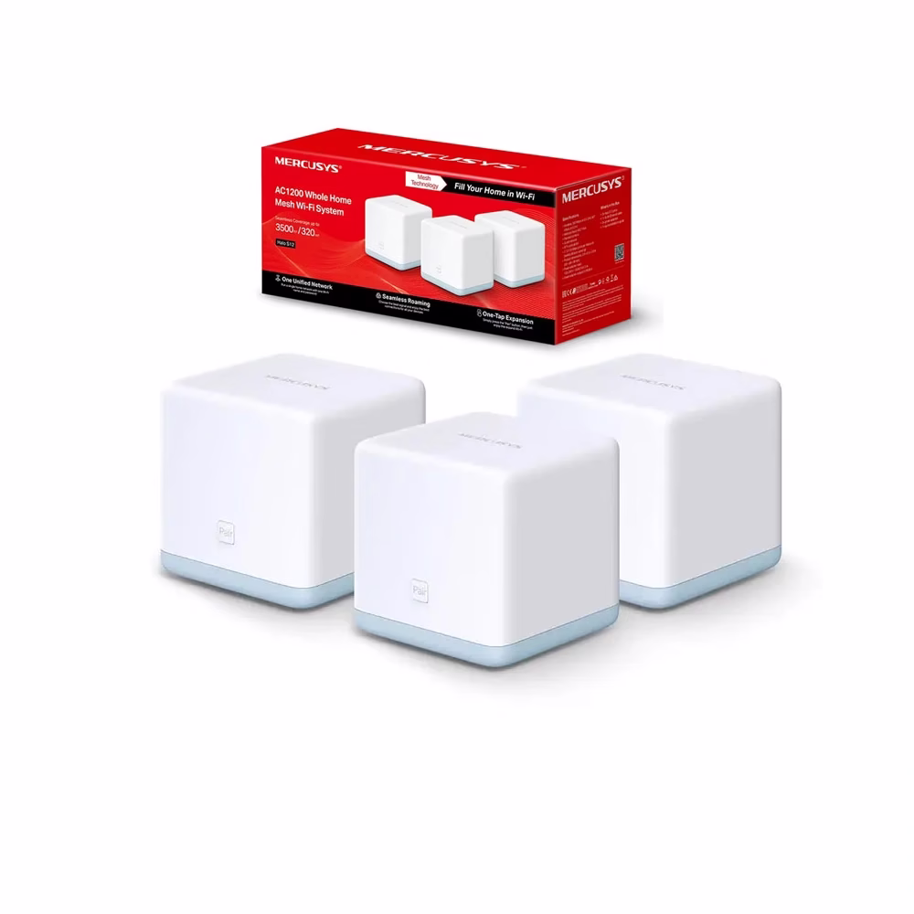 Halo S Sistema Mesh Mercusys de Doble Banda AC Mercusys Halo S   Sistema Inalámbrico MESH de Mercusys   Pack de 