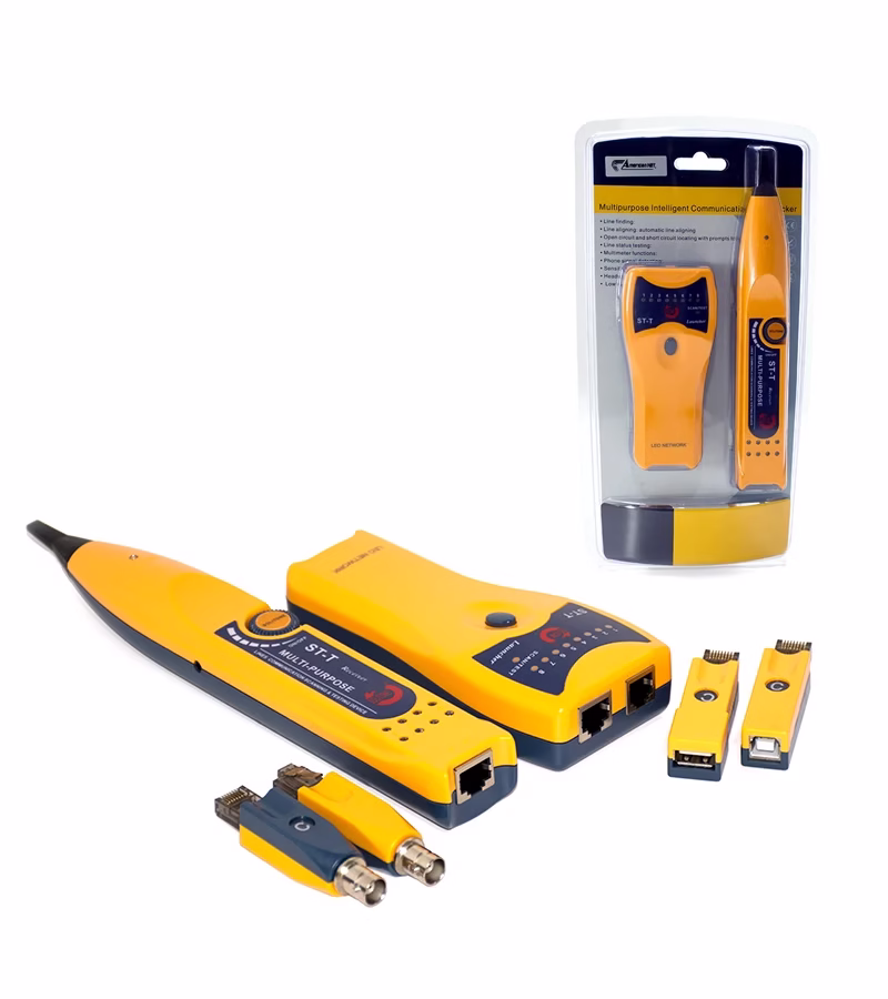 Inductor de Ruido Solitone ST T Generador de Tonos Inductor de Ruido con Testeador de Cable de RED y BNC Solitone ST T