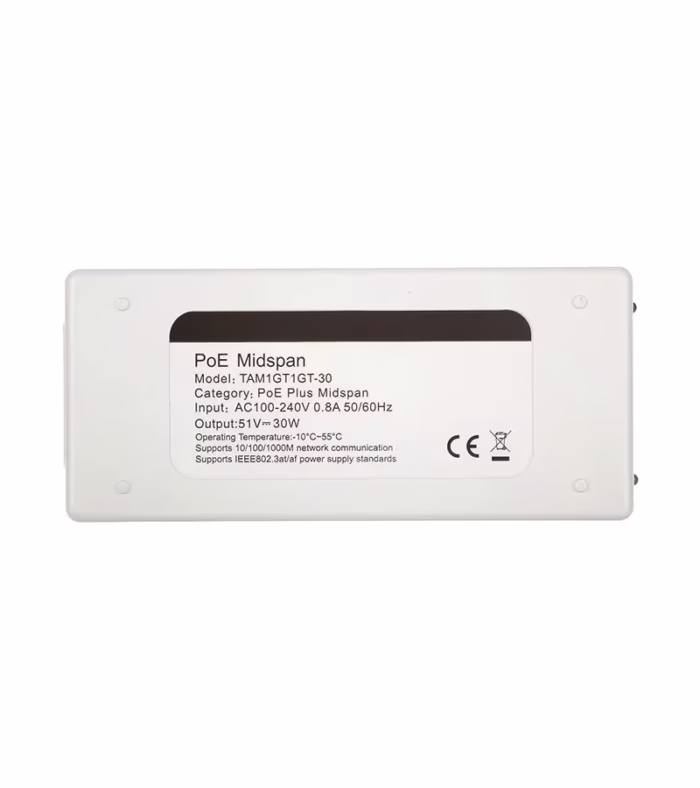 Inyector PoE Dahua DH TAMGTGT  Admite PoE Plus y PoE af Inyector Poe para Access Point
