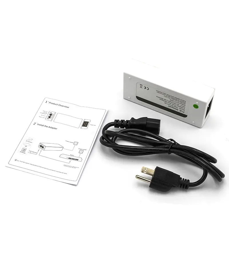 Inyector PoE Dahua DH-TAM1GT1GT-30 Admite PoE Plus y PoE 802.3af, Inyector Poe+ para Access Point