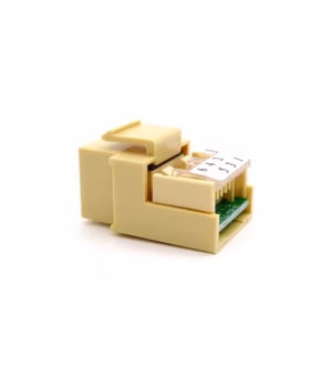 Jack Cat3 Dixon KJ2-C4-64-IV Beige – Keystone modular Telefónico Jack Telefónico RJ12/ RJ11 Dixon KJ2-C4-64-IV - Keystone Modular Cat3 Beige/Crema