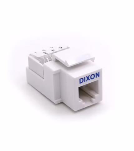 ack Cat Dixon KJ C  WH Blanco  Keystone modular Telefónico Jack Telefónico RJ  RJ Dixon KJ C WH   blanco   Keystone Modular Telefónico