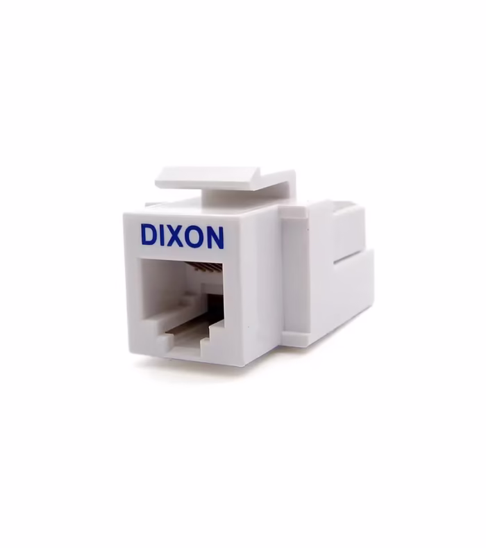 ack Cat Dixon KJ C  WH Blanco  Keystone modular Telefónico Jack Telefónico RJ  RJ Dixon KJ C WH   blanco   Keystone Modular Telefónico